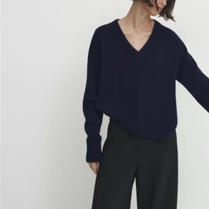Calvin Klein Deep Navy V-Neck Sweater